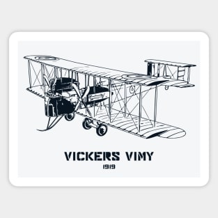 Vickers Vimy World War I Bomber Magnet